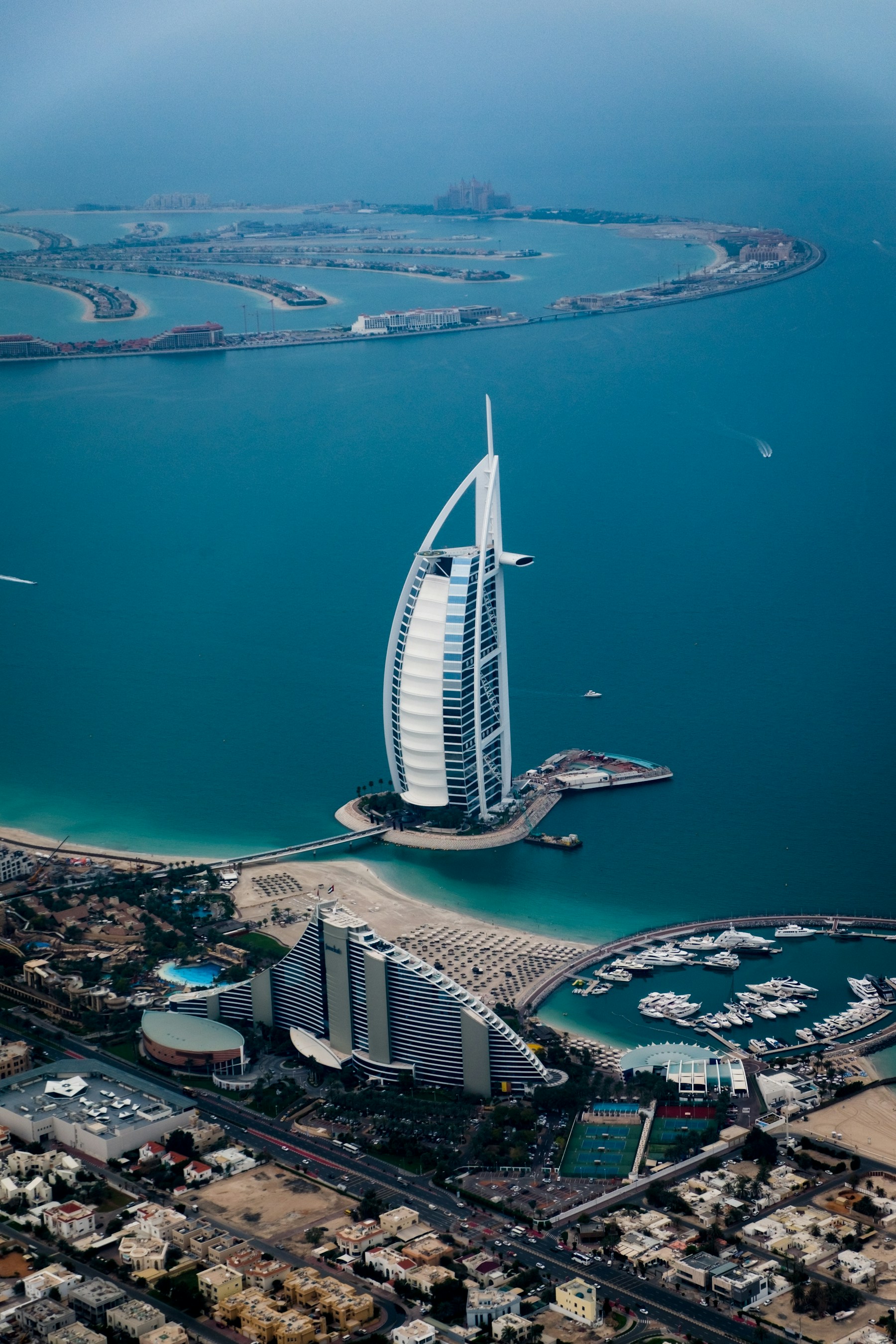 Dubai city skyline at night